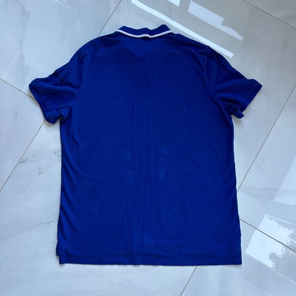Ralph Lauren | Bear Polo Shirt | XXL | Classic Fit | Royal Blue | 100% Cotton - Picture 15 of 16